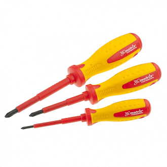 Набор диэл. отверток 7 шт, до 1000 В, проб. до 250 В Matrix Professional - фото 2