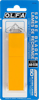 OLFA 50 шт., 9х80х0.38 мм, Лезвия сегментированные OL-AB-50B - фото 5