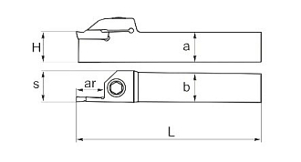 TTEL2020-3CT19 державка для обработки канавок и отрезки Deskar - фото 3