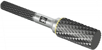 Борфреза твердосплавная цилиндрическая, тип А, 12 мм, двойная насечка, в боксе, THORVIK - фото 2