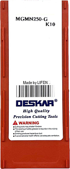 MGMN250 G K10 пластина для отрезки и точения канавок Deskar - фото 7
