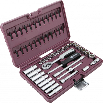 Набор инструмента 1/4"DR, 57 предметов, THORVIK - фото 3