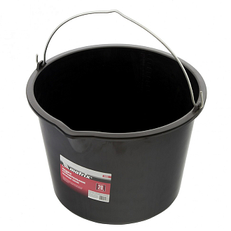 Ведро строительное пластмассовое 20 л, усиленное Matrix - фото 5