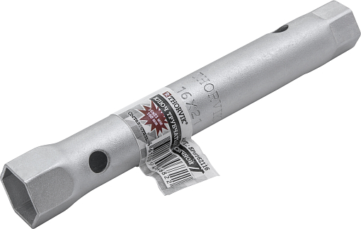 Фото 0 товара Ключ трубчатый свечной двусторонний, 16х21 мм, 160 мм, THORVIK