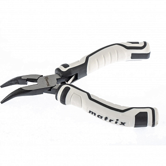 Длинногубцы Mini, 125 мм, изогнутые, авторазжим, Pro Matrix - фото 2