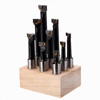 Комплект резцов к расточной головке D-50 (ВК8, 9 шт.) - фото 1