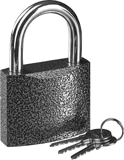 Замок навесной STAYER TOPLock 37160-75 75х58х26 мм, металлический корпус, закаленная дужка - фото 1