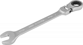 Ключ гаечный комбинированный трещоточный карданный, 19 мм, THORVIK - фото 2