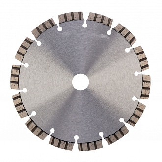 Диск отрезной алмазный 180х22,2 мм, лазерная приварка турбо-сегментов, сухая резка Gross - фото 2