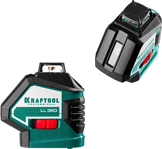 Лазерный нивелир c держателем KRAFTOOL LL360 2 34645-2 Professional линейный - фото 3