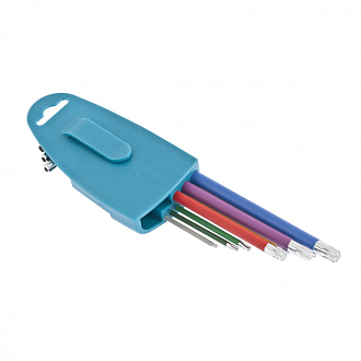 Набор ключей имбусовых TORX-TT, 9 шт: T10-T50, магнит, S2, экстра-длинные, 9 шт Gross - фото 2
