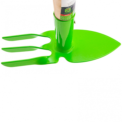 Фото 3 товара Мотыжка комбинированная, 60 х 380 мм, стальная, деревянная рукоятка, Агроном, Россия, Сибртех