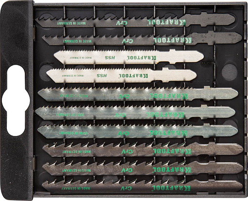 Фото 0 товара Набор полотен по дереву и металлу KRAFTOOL 159590-H10по дереву и металлу, EU-хвост., 10 шт.,