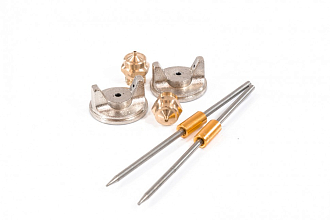 Краскораспылитель пневм. с нижним бачком V 0,75 л, сопло D 1.2, 1.5 и 1.8 мм Matrix - фото 4