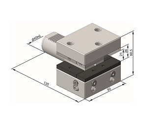 Резцедержатель комбинированный обратный D2-40х25х72 БЗСП - фото 2