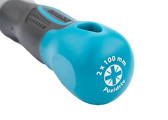 Отвертка PZ2 x 100 мм, S2, трехкомпонентная ручка Gross - фото 4