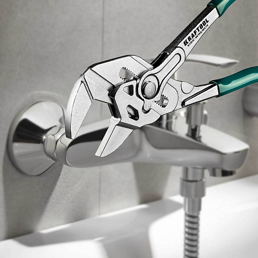 Фото 9 товара Клещи переставные Vise-Wrench 22065 KRAFTOOL 250 мм