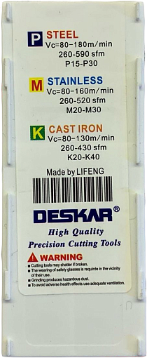 Фото 6 товара 16ER 3.5 ISO LDA резьбовая пластина Deskar