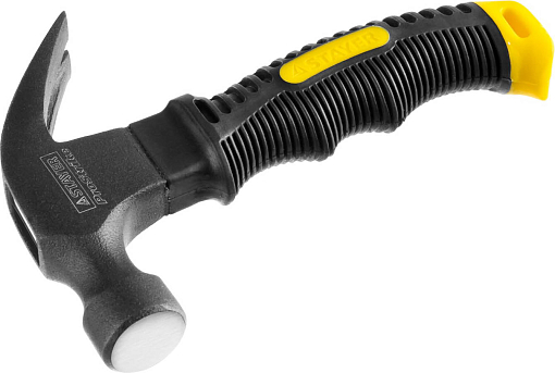 Фото 1 товара Молоток-гвоздодер кованый STAYER 225 г, COMPACT 2026-225