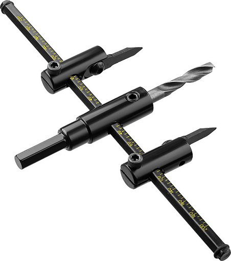 Фото 2 товара Сверло регулируемое STAYER "Балеринка" 2944-200 40-200 мм, двурезцовое, по дереву