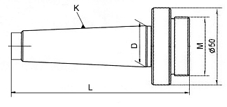 Хвостовик к головке расточной КМ4 под винт - фото 2