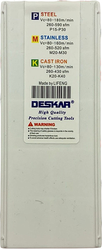 Фото 5 товара 22ER 3.5 ISO LDA резьбовая пластина Deskar