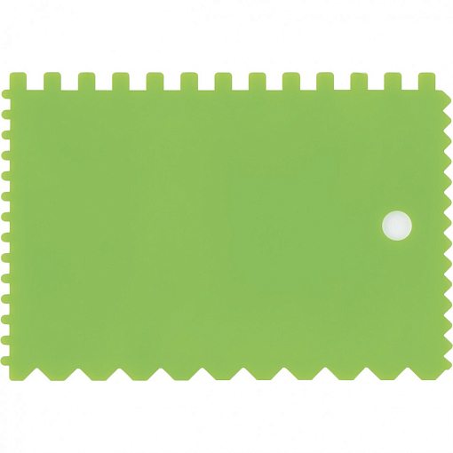 Фото 0 товара Шпатель для клея, пластмассовый, 90 х 130 мм, зубчатый Сибртех