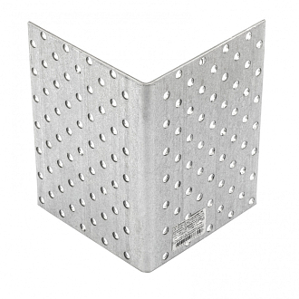 Крепежный уголок равносторонний 2 мм, KUR 100 x 100 x 140 мм Россия Сибртех - фото 1