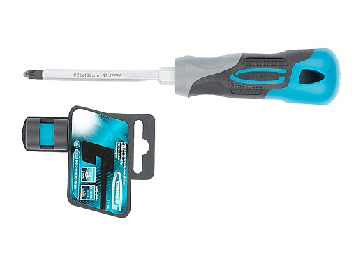 Фото 1 товара Отвертка PZ2 x 100 мм, S2, трехкомпонентная ручка Gross