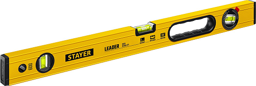Фото 1 товара Уровень строительный фрезерованный STAYER 600 мм, LEADER 3466-060_z01