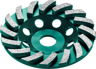 Сегментная шлифовальная чашка INDUSTRIAL KRAFTOOL 33368-125125 мм, алмазная - фото 2