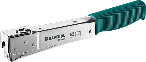 Фото 8 товара Скобозабиватель стальной KRAFTOOL ,HT-53 3153 скобы тип 53