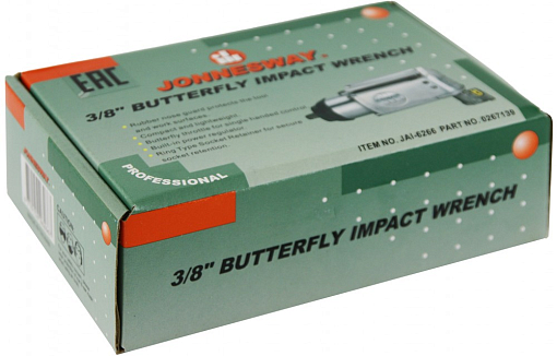 Фото 4 товара Гайковерт пневматический ударный прямой 3/8"DR 10000 об/мин., 101 Нм, Jonnesway