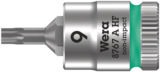 Фото 0 товара 8767 A HF TORX Zyklop Головка торцевая с битой вставкой, 1/4, TX 9 x 28 мм, с фиксацией