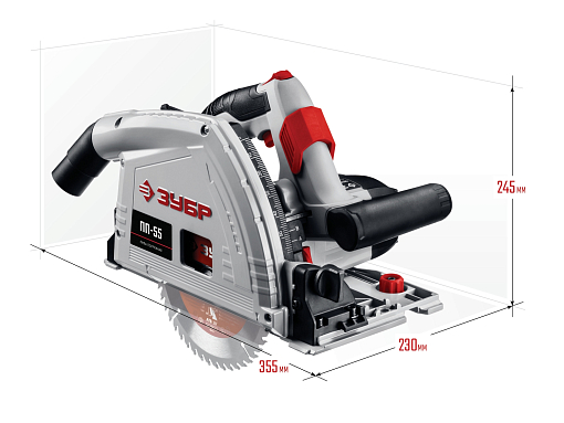 Фото 6 товара Пила погружная ПП-55 МастерЗУБР 1200 Вт, 165 мм