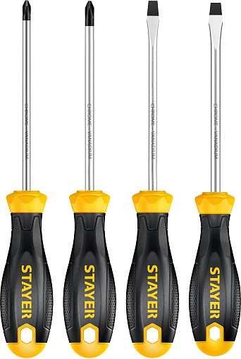 Фото 0 товара Набор отверток Hercules-4 STAYER 4 шт, 2513-H4_z02