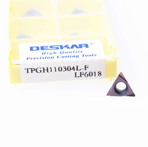 Фото 1 товара TPGH110304L F LF6018 токарная пластина Deskar