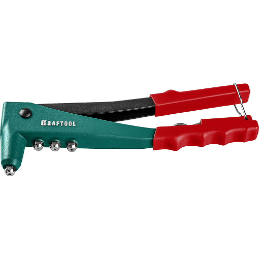 Фото 2 товара Заклепочник 31170_z01 KRAFTOOL заклепки 2.4-4.8 мм - алюминий и сталь, 2.4-4.0 - нерж. сталь, литой корпус