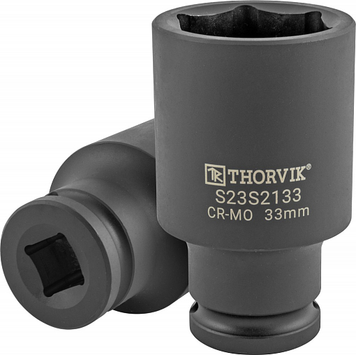 Фото 2 товара Головка торцевая ударная глубокая 1/2"DR, 33 мм, THORVIK