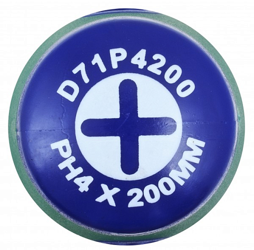 Фото 1 товара Отвертка стержневая крестовая ANTI-SLIP GRIP, PH4х200, Jonnesway
