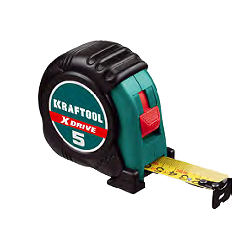 Фото 0 товара Рулетка X-Drive KRAFTOOL 34122-08_z02 8 м х 25 мм, ударостойкий обрезиненный корпус