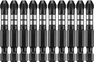 Профессиональные ударные биты Impact Pro KRAFTOOL 26193-3-50-S,10 50 мм, 10 шт., PZ3 - фото 2