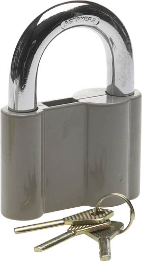 Фото 0 товара Замок навесной STAYER 37148-70 65х27,5х53 мм, дисковый механизм секрета