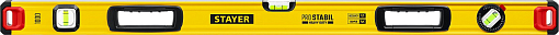 Фото 7 товара Уровень строительный фрезерованный STAYER 1000 мм, 3 глазка, точность 0.5 мм/м,PRO STABIL 3471-100_z02