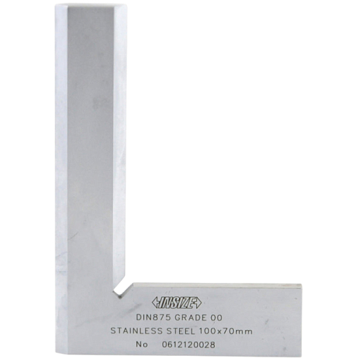 Фото 0 товара Угольник поверочный УЛП-100 кл 00 (100х70мм), INSIZE