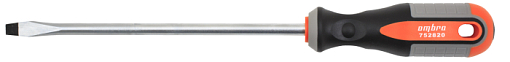 Фото 0 товара Отвертка стержневая шлицевая ROUND GRIP, SL8x200 мм, Ombra