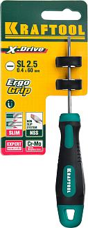 Отвертка SL2.5х60 мм, слесарная, Kraftool - фото 4