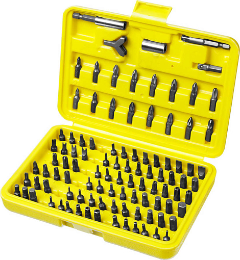 Фото 1 товара Набор бит STAYER 100 шт., Cr-V, 2604-H100