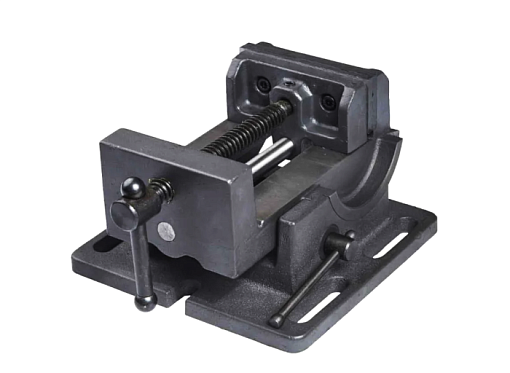 Фото 0 товара Тиски станочные 100мм для сверл.станков глобусные QKD100 STV