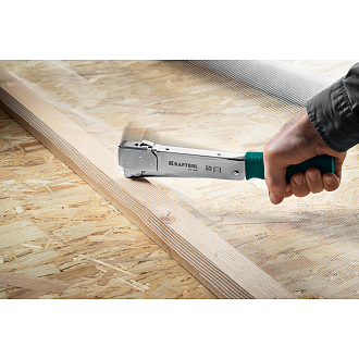 Скобозабиватель стальной KRAFTOOL ,HT-53 3153 скобы тип 53 - фото 7